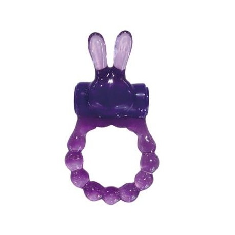 Vibrating Bunny Ring - Purple 