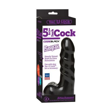 Vac-u-lock Codeblack 5.5 Inch Cock Raging Hard-ons 