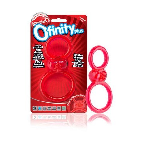 Ofinity Plus Vibrat Ring Red Vibrating Ring Red 