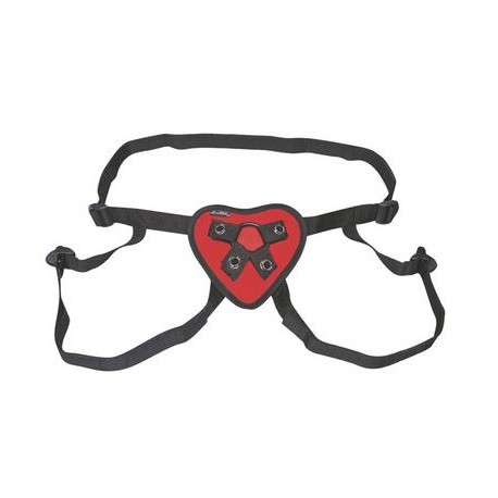 Red Heart Strap-On Harness