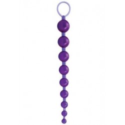 Sex Please Sexy Beads 9.25-inch - Purple