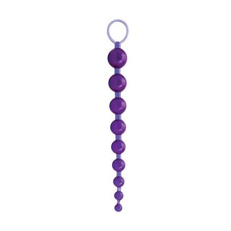 Sex Please Sexy Beads 9.25-inch - Purple