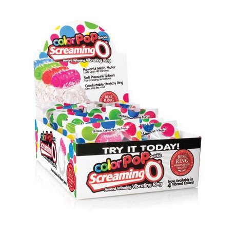 Color Pop Quickie Screaming O - Assorted Colors - 24 Count Box 