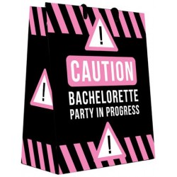Caution Bachelorette Party in Progress Gift Bag 