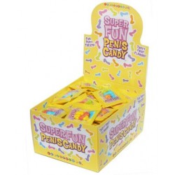 Super Fun Penis Candy - 100 Bag Count with Display