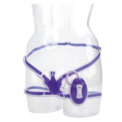 7-Function Silicone Love Rider Butterfly Kiss - Purple