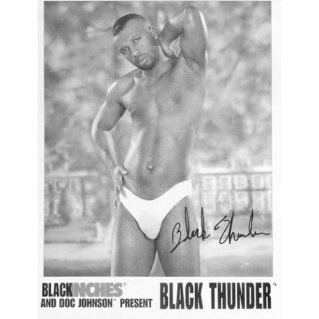 Black Thunder Realistic Cock - Black 