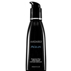 Wicked Aqua Fragrance Free Water-based Lubricant - 8.5 Fl. Oz. / 250 Ml