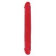 Basix Rubber Works 12-inch Double Dildo - Red