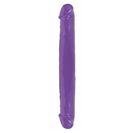 Basix Rubber Works - 12-inch Double Dong - Purple