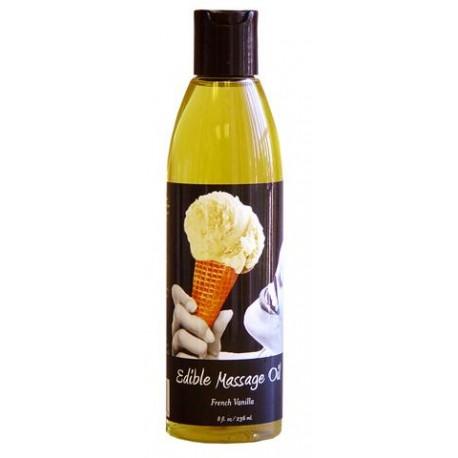 Vanilla Hemp Seed Edible Massage Oil- 8 oz.
