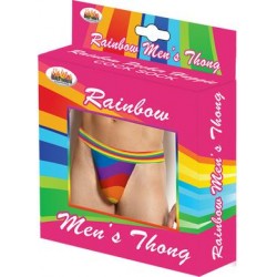 Rainbow Mens Thong 