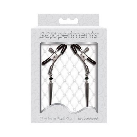 Sexperiments Silver Spears Nipple Clips 