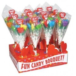 EAT ME! Candy Tulip Bouquet- 12 Count with Display