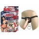 All American Whoppers 7-Inch Dong With Universal Harness - Flesh 