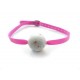 Jawbreaker Ball Gag - Pink PVC Strap