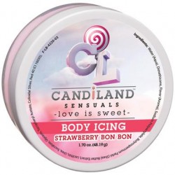 Candiland Sensuals Body Icing - Strawberry Bon Bon - 1.70 Oz.