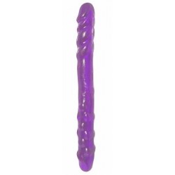Basix Rubber Works - 16-inch Double Dong - Purple