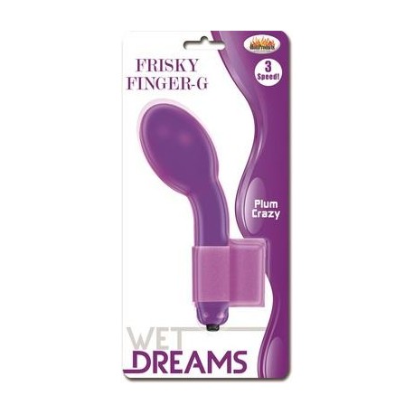 Wet Dreams Frisky Finger-g - Purple 