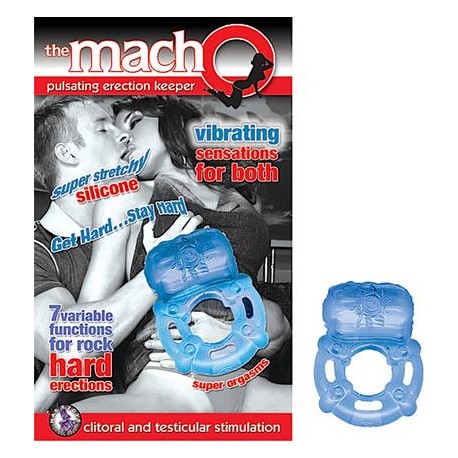 The Macho Pulsating Erection Keeper - Blue 