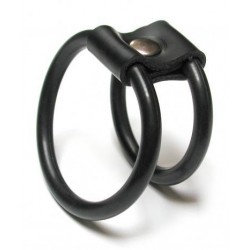 Double-O Cock Ring - Rubber
