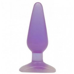 Crystal Jellies Medium Butt Plug - Purple 