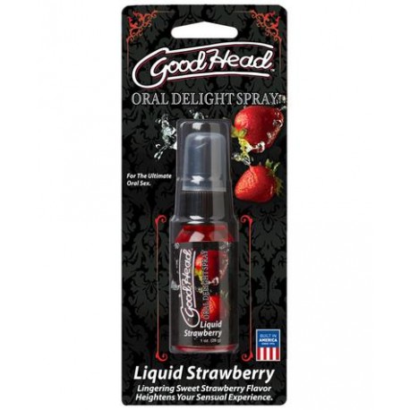 Goodhead Oral Delight Spray Liquid Strawberry - 1 oz.