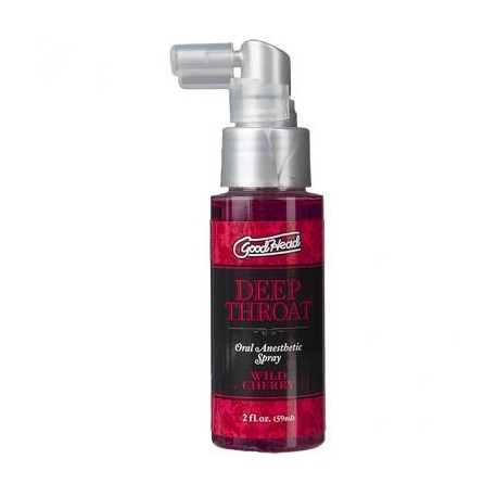Goodhead Deep Throat Oral Aneshetic Spray 2 oz. - Wild Cherry 