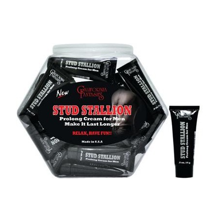 Stud Stallion Prolong Cream for Men .5 Oz Tubes- 36 Piece Fishbowl