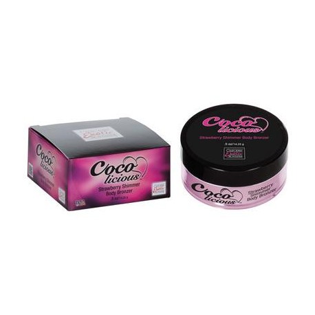 Coco Licious Strawberry Shimmer Body Bronzer Boxed 