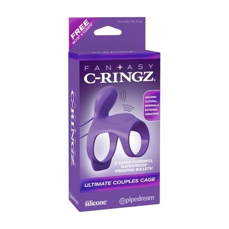 Fantasy C-ringz Ultimate Couples Cage - Purple 