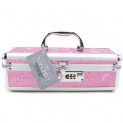Lockable Vibrator Case - Pink