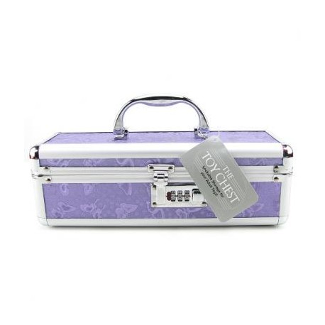 Lockable Vibrator Case - Purple