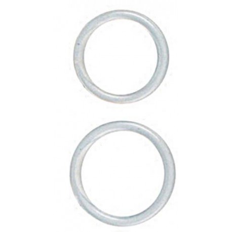 Silicone Rings Large/X-Large - Clear